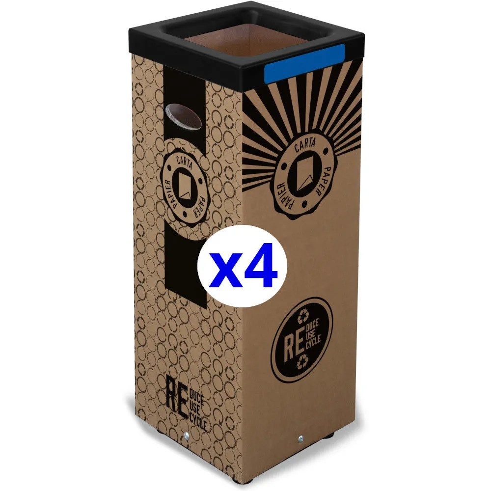 Eco-friendly refills 100L sturdy recycled cardboard