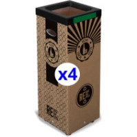 Recycled refills for efficient waste sorting