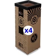Eco-friendly, durable 60L cardboard bin refill