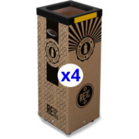 Recycled cardboard sustainable refills 60L 4 units