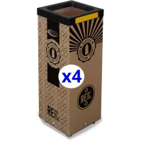 Recycled cardboard sustainable refills 60L 4 units
