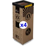 Recycled cardboard sustainable refills 60L 4 units