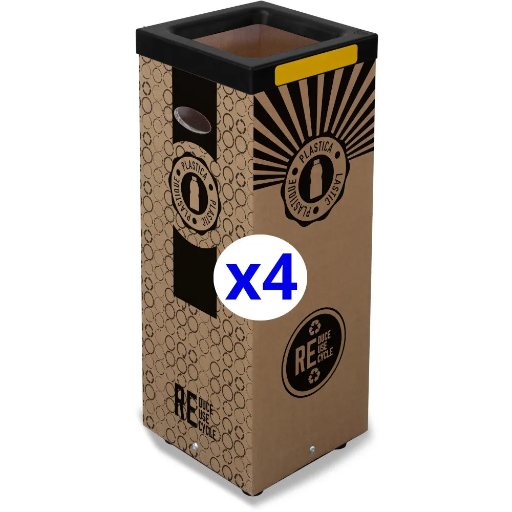 Recycled cardboard sustainable refills 60L 4 units