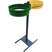 Robust dual-stream support for waste sorting