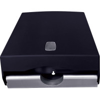 Compact wall-mounted towel dispenser