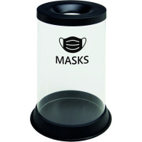 Huge transparent trash can
