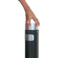 Aschenbecher Säule aus Cortenstahl im modernen Design