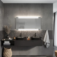 large, powerful LED mirror