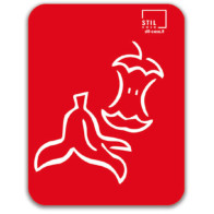 Magnetisches rotes organisches Symbol-Piktogramm