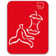 Magnetisches rotes organisches Symbol-Piktogramm