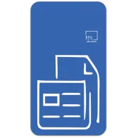 Pictogramme bleu magnétique