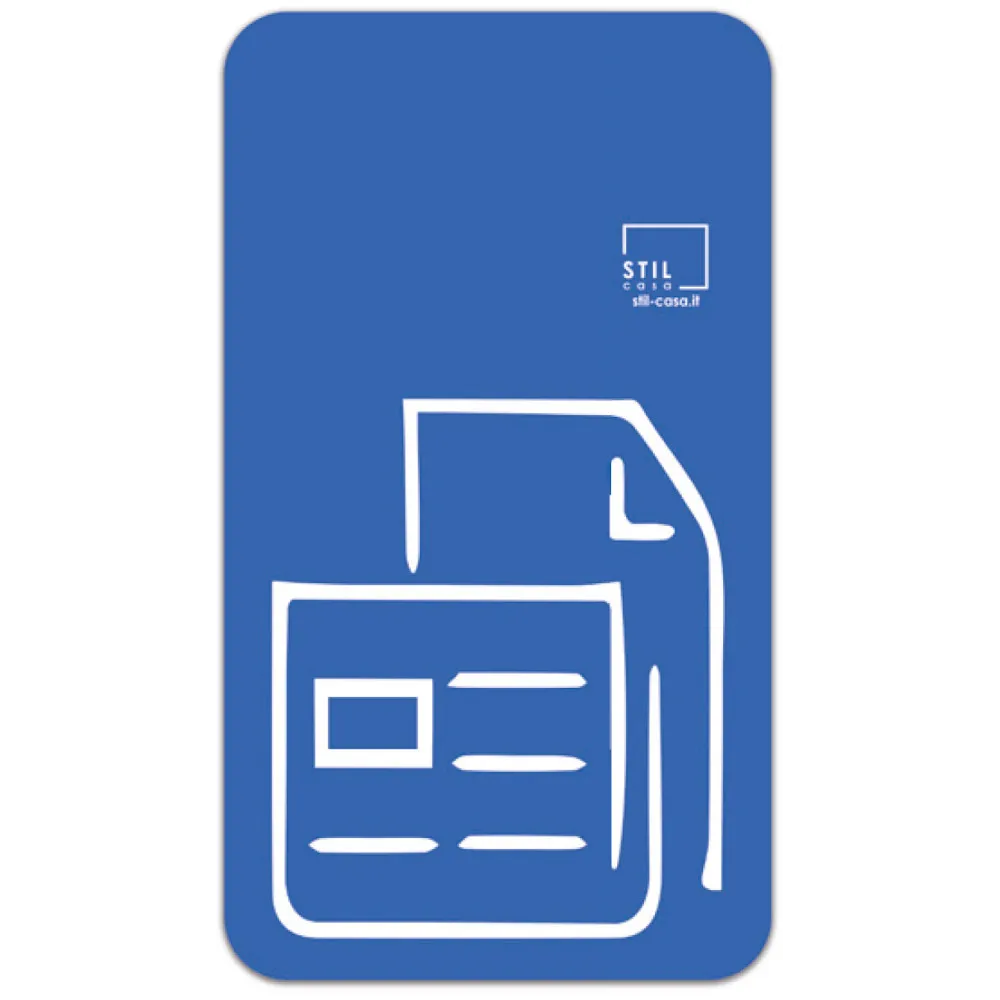 Pictogramme bleu magnétique