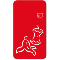 Rotes organisches Symbol