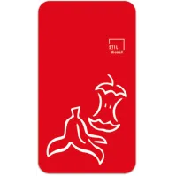 Rotes organisches Symbol