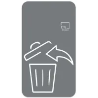 Grau magnetisiertes Symbol