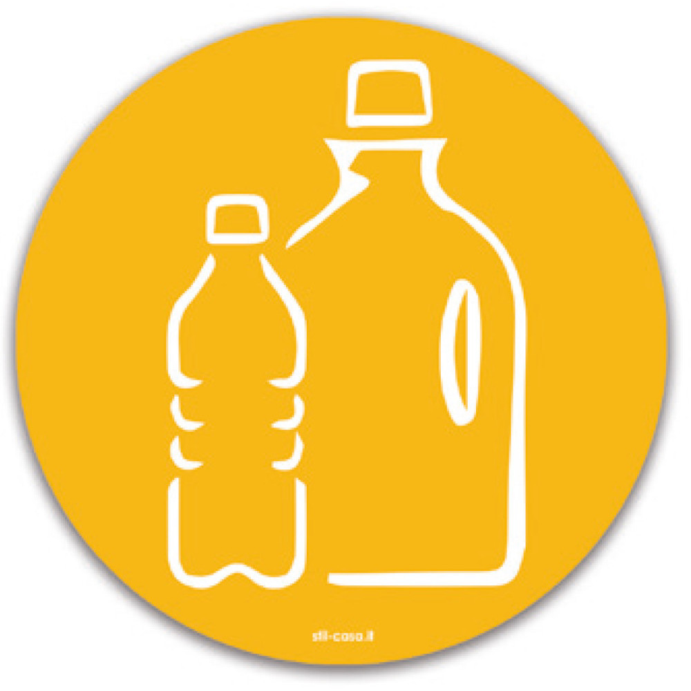 Yellow magnetic icon plastic symbol Yellow magnetic icon plastic symbol