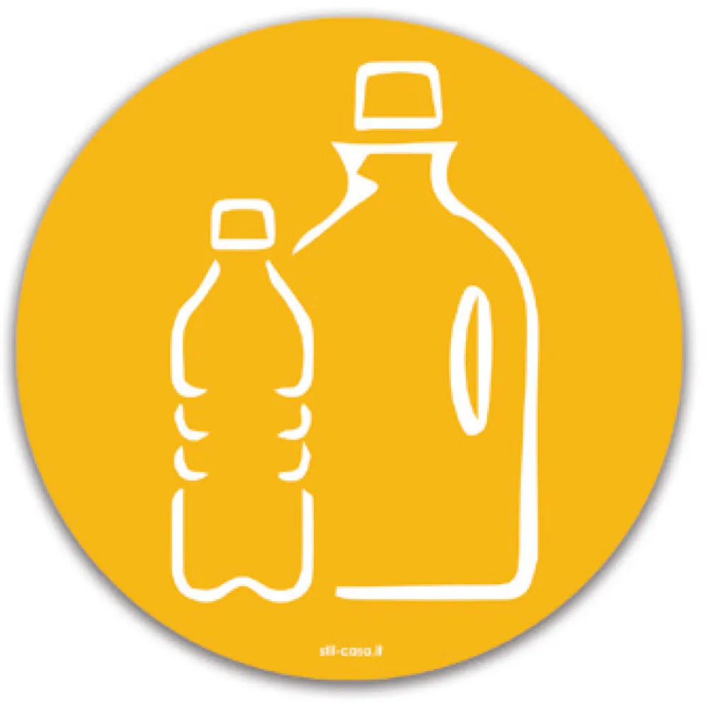 Yellow magnetic icon plastic symbol