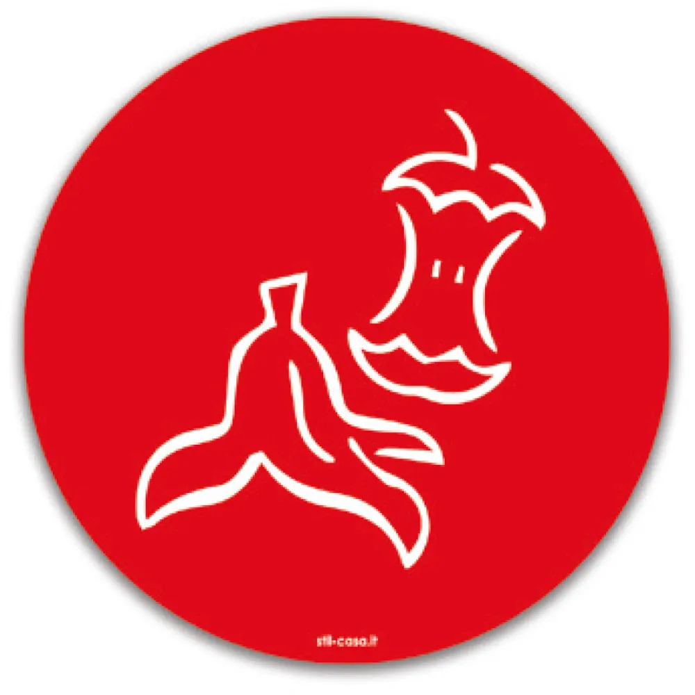 Rotes Magnet-Symbol organisch