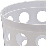 Perforated design wastepaper basket 12 litres