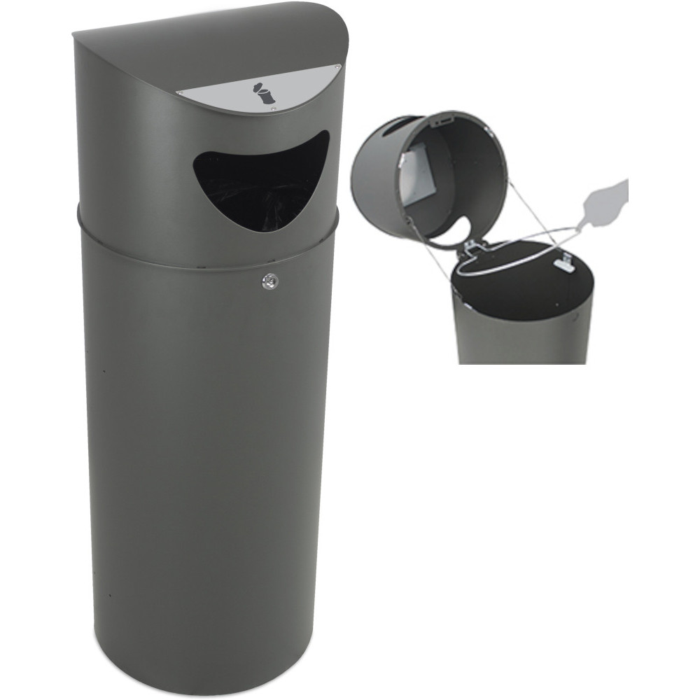 75L Lockable Bin with Stand