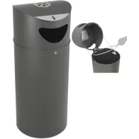 75L lockable bin with ashtray