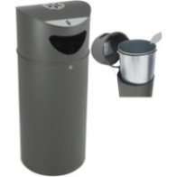 75L lockable bin with ashtray