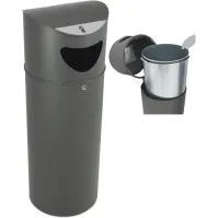 100L lockable bin with inner bin