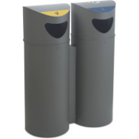 100L lockable bin with container