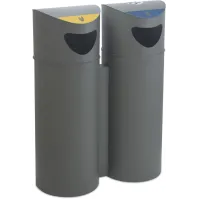 100L lockable bin with container