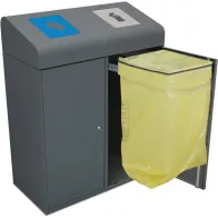 190L sorting bin with practical flaps