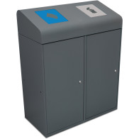 190L sorting bin with flaps and inner bin