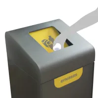 190L sorting bin with flaps and inner bin