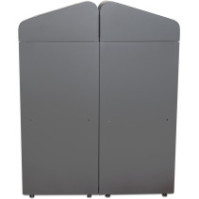 190L sorting bin with flaps and inner bin