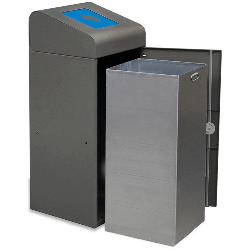 Moderner 95-Liter-Mülleimer mit Klappe