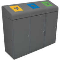 285L sorting bin with flaps