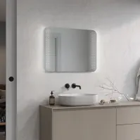 Buy LED mirror with rounded corners