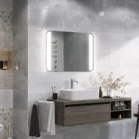 LED strip mirror sides