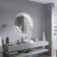 Round mirror special touch