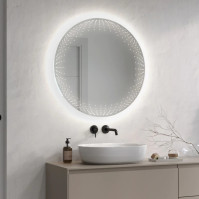 Round LED mirror
