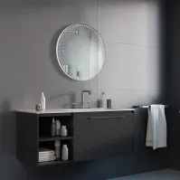 Custom round configurable mirror