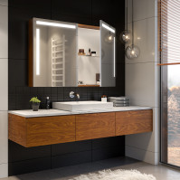 Mirror cabinet with light - Ruke