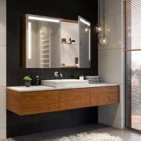 Mirror cabinet with light - Ruke