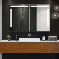 Custom LED mirror cabinet - Ruke