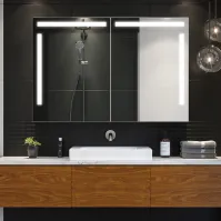 Configurable LED mirror cabinet - Ruke