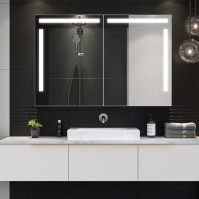 Customizable LED mirror cabinet - Ruke