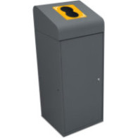 Berlin 95L recycling bin with double round opening