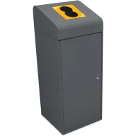 Berlin 95L recycling bin with double round opening
