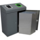 Berlin 95L recycling bin with sturdy opening and inner bin