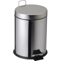 Small stainless steel pedal bin 5 litres