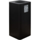 100-litre black designer bin with magnetic "all waste" pictogram